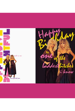 Happy Birthday Baddest Bitch 80's Greeting Card