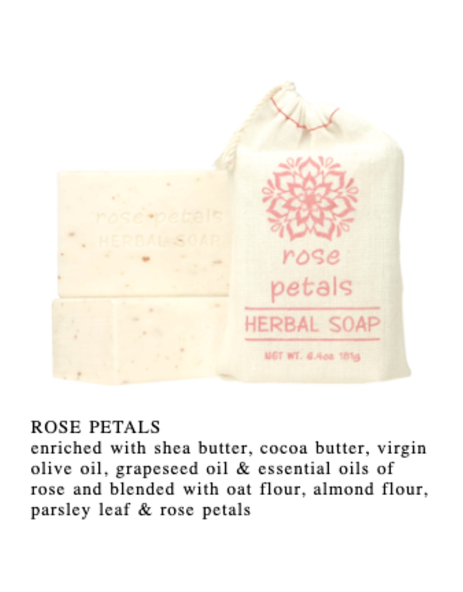 Rose Petals Soap Bar in Bag