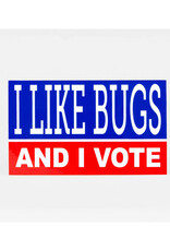 I Like Bugs and I Vote Bumper Sticker