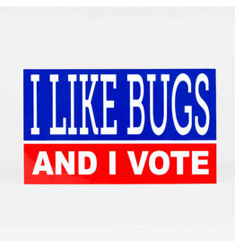 I Like Bugs and I Vote Bumper Sticker
