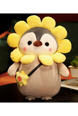 Cute Dress Up Penguin Plush - Sunflower