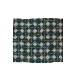 Recycled Cotton Blend Diamond Throw