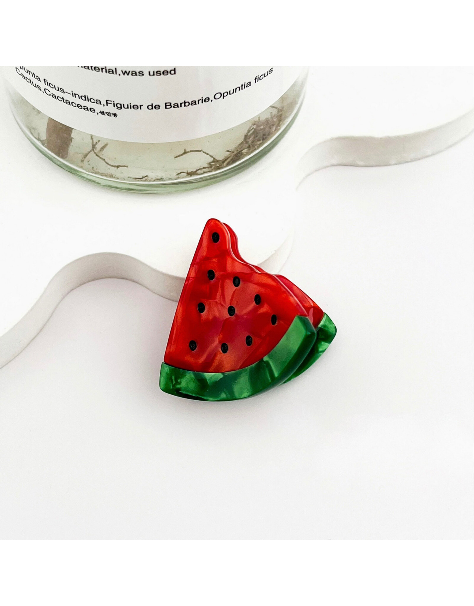 Mini Watermelon Claw Clip
