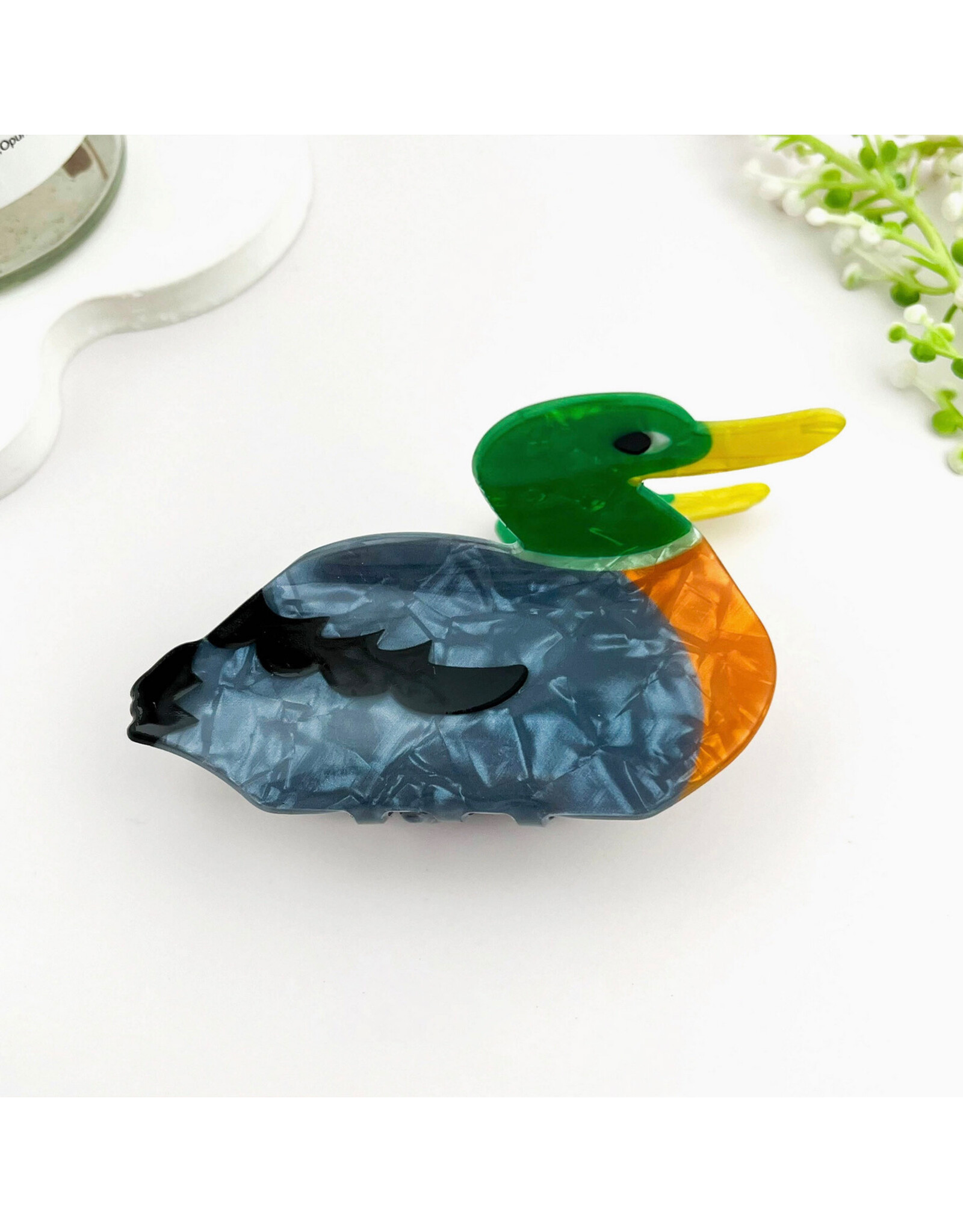 Mallard Duck Claw Clip