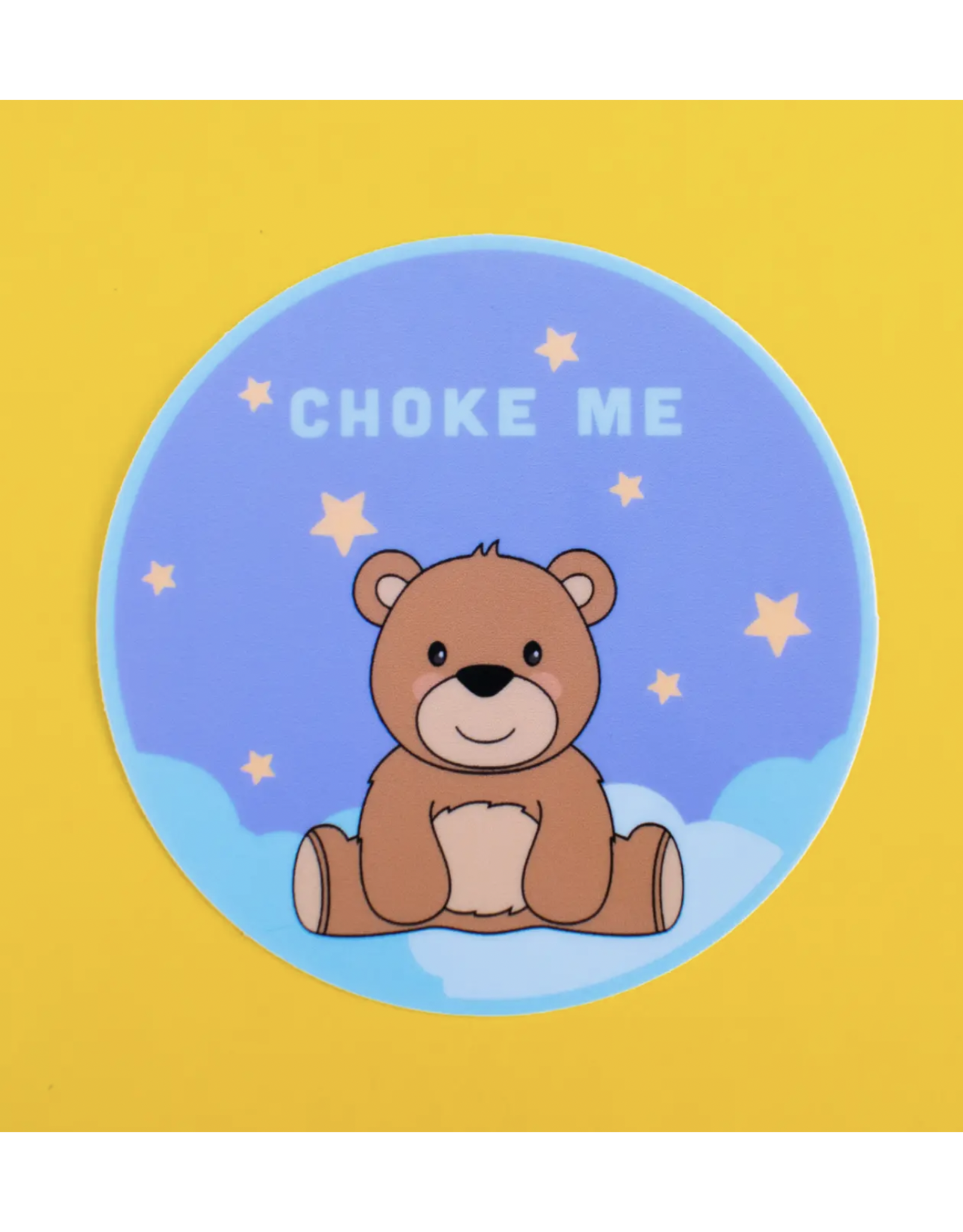 Choke Me Bear Sticker