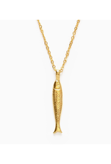 Gold Fish Necklace