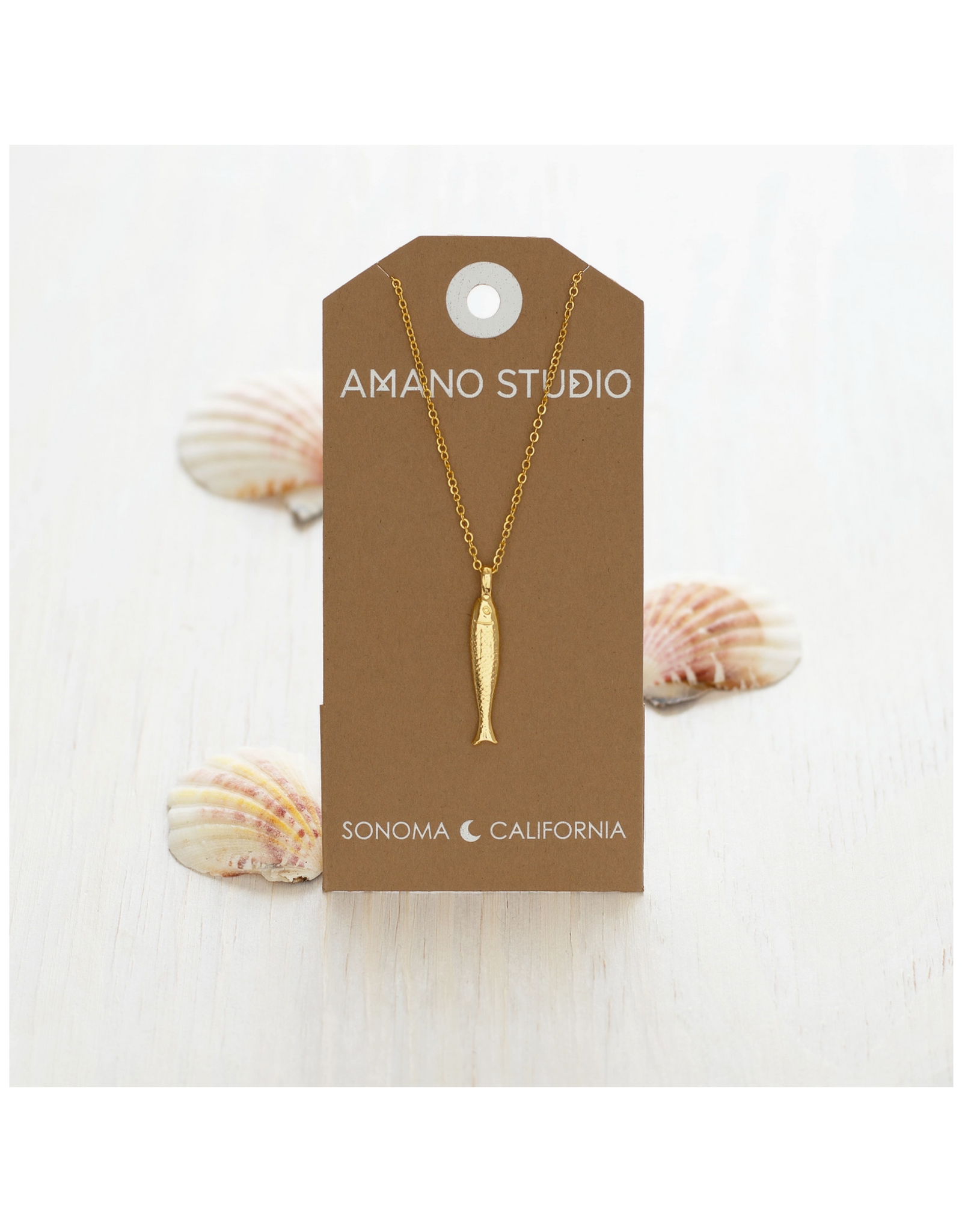 Gold Fish Necklace
