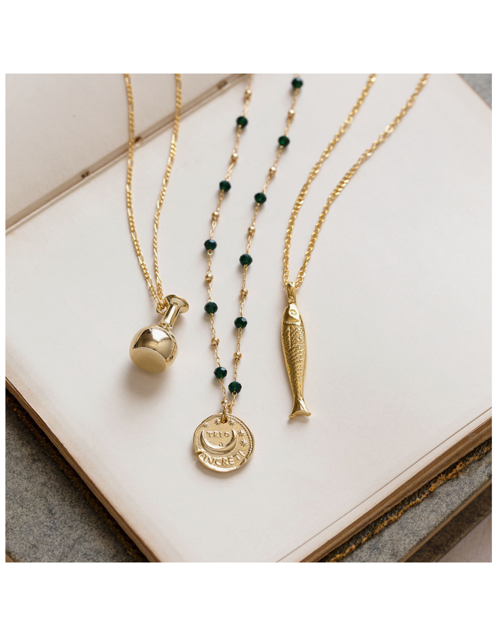 Gold Fish Necklace