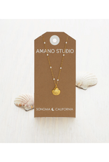 Scallop Shell and Pearls Necklace