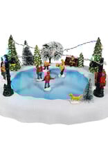 Light Up Animated Skating Scene