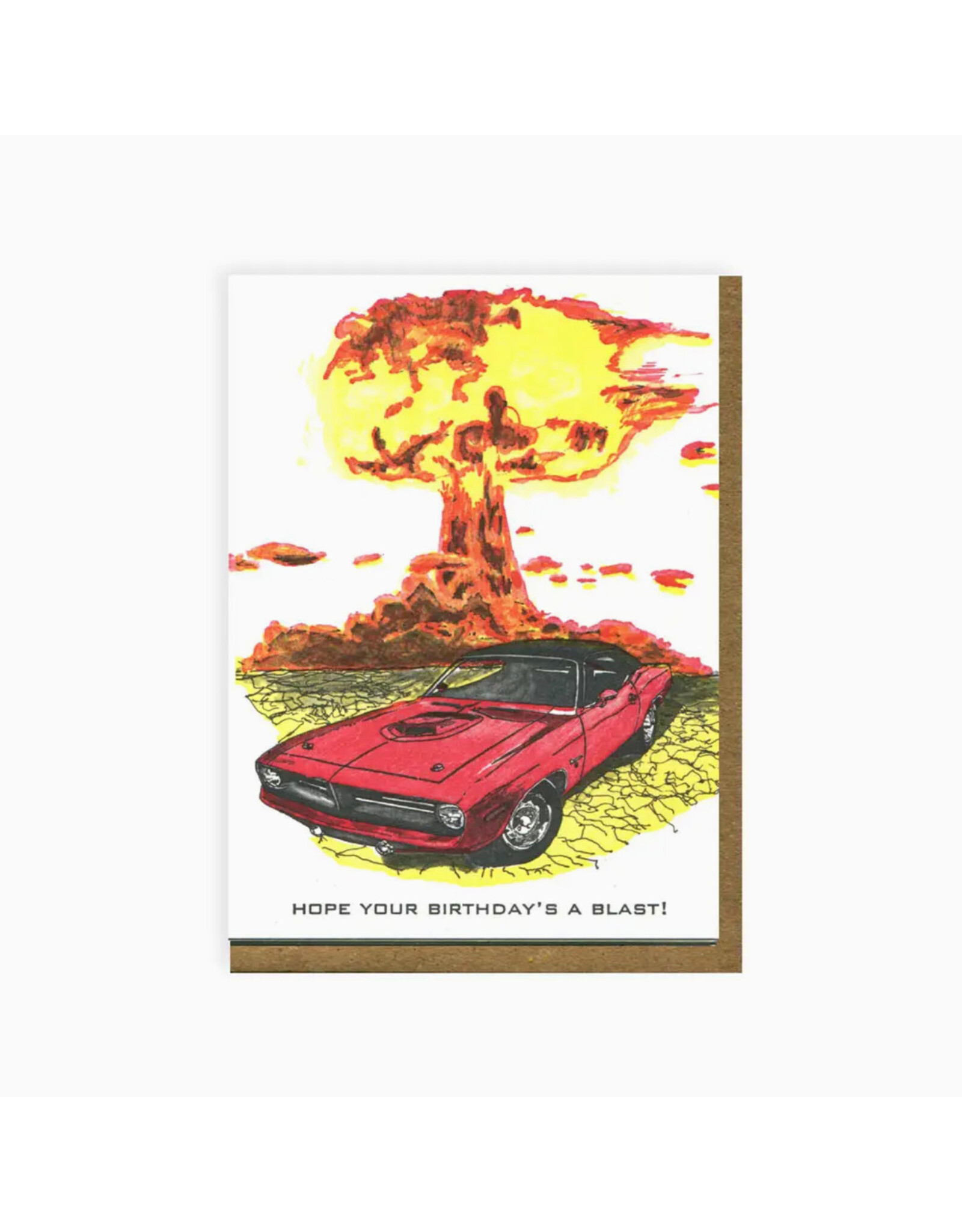 Birthday Blast Greeting Card