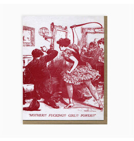 Mother! Fucking! Girl! Power! Greeting Card