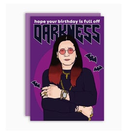 Birthday Full of Darkness Ozzy Greeting Card