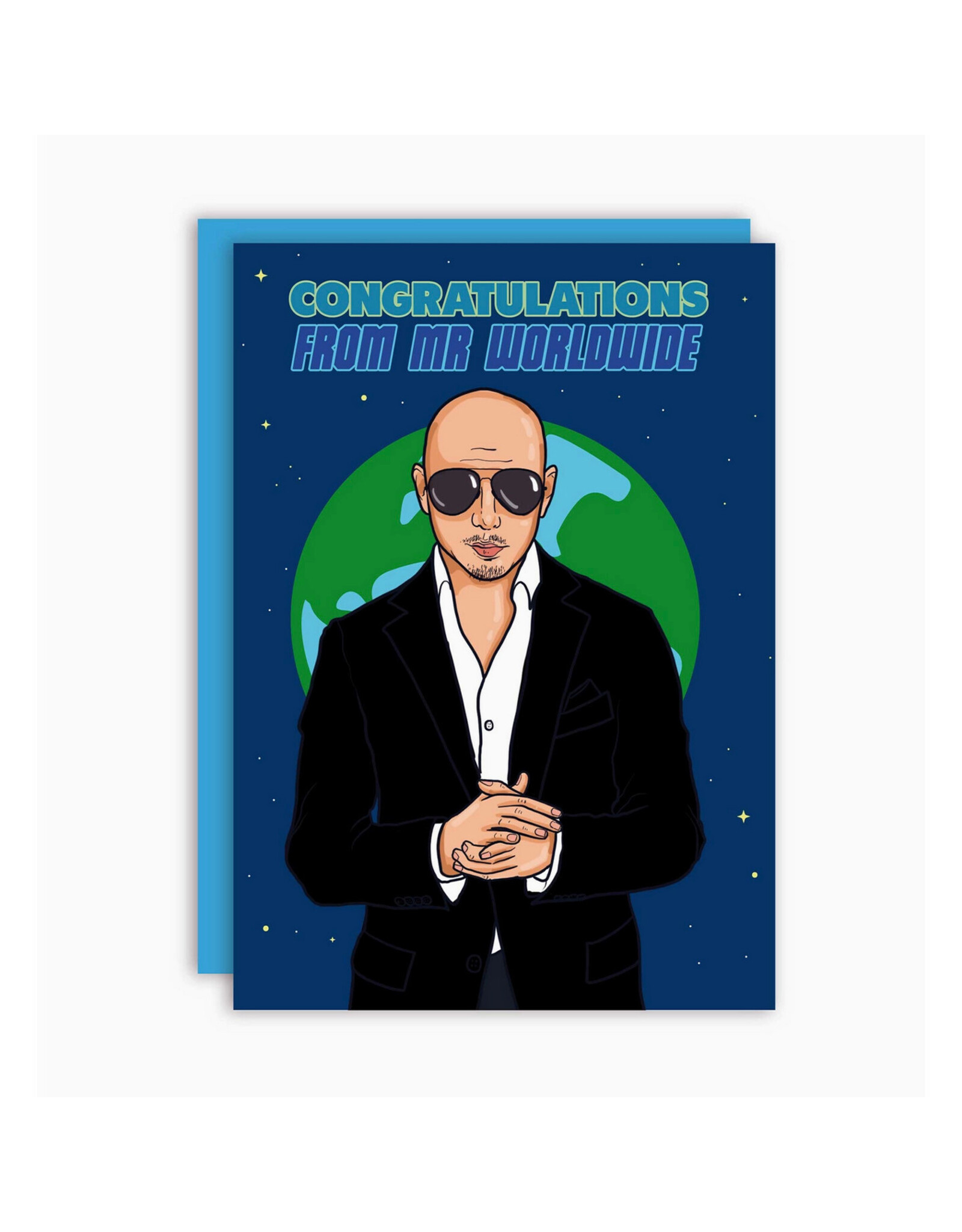 Congratulations from Mr Worldwide Greeting Card