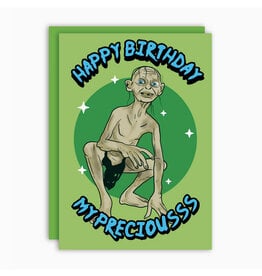 Happy Birthday Precious Smeagol Greeting Card