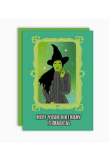 Magical Birthday Elphaba Greeting Card