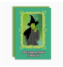 Magical Birthday Elphaba Greeting Card