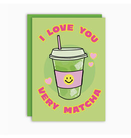 Love You Very Matcha Greeting Card