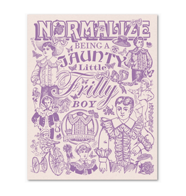 Frilly Boy Print - 11 x 14"