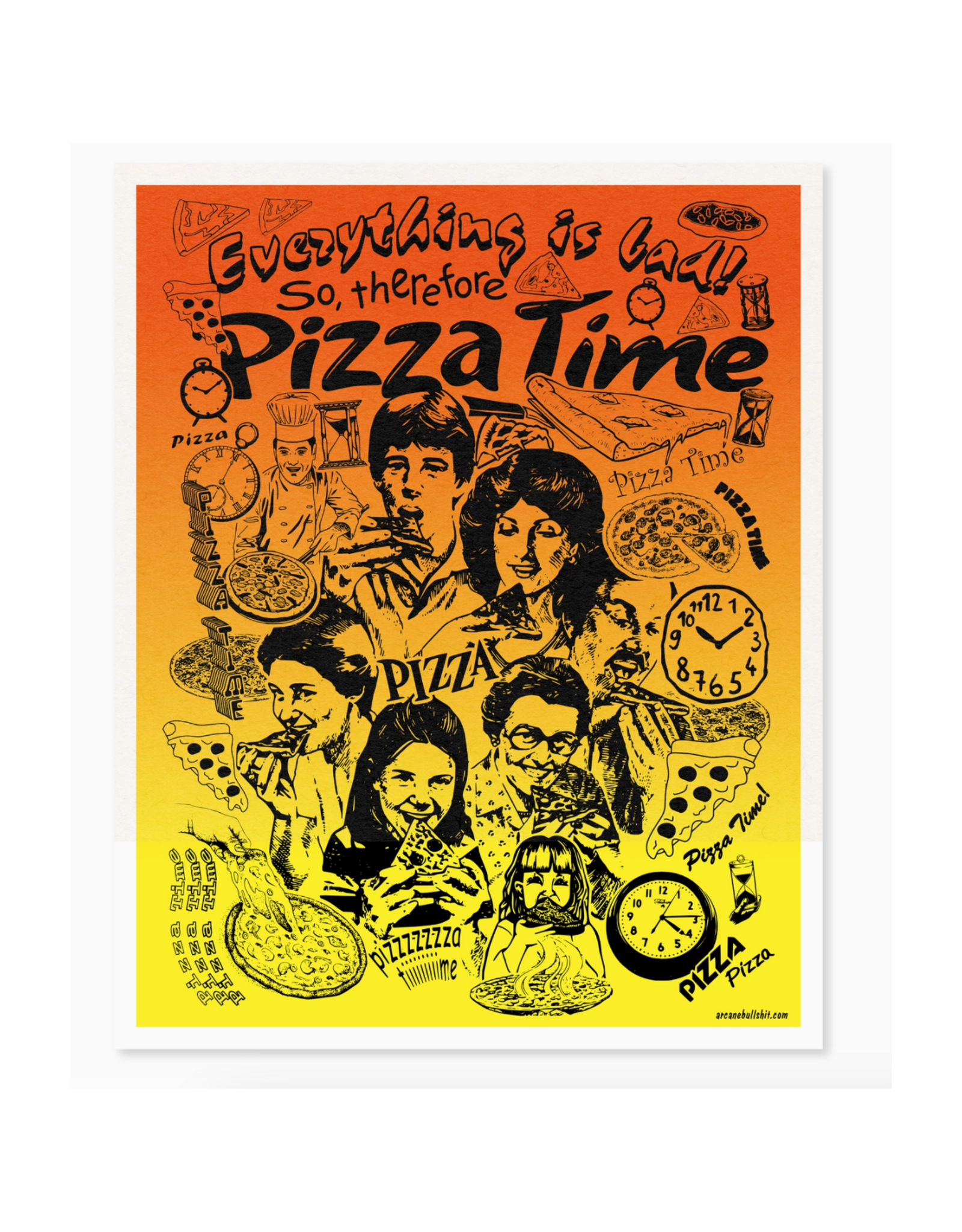 Pizza Time Print - 8" x 10"