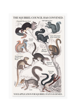 Squirrel Council Print - 11" x 17"