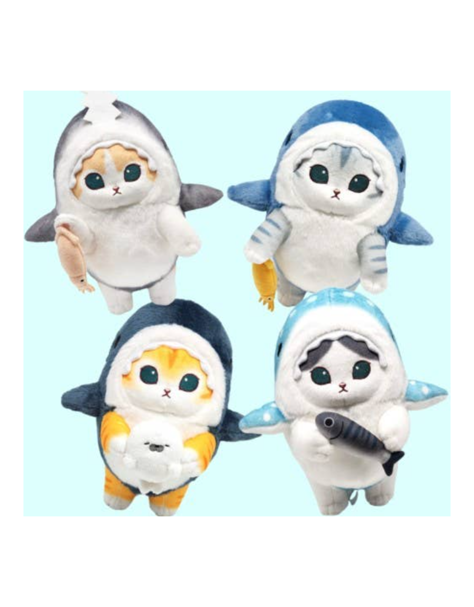 Mofusand Shark Costume Bag Charm