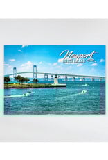 Newport Rhode Island Bridge & Lighthouse Postcard