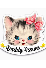 Daddy Issues Kitten Sticker
