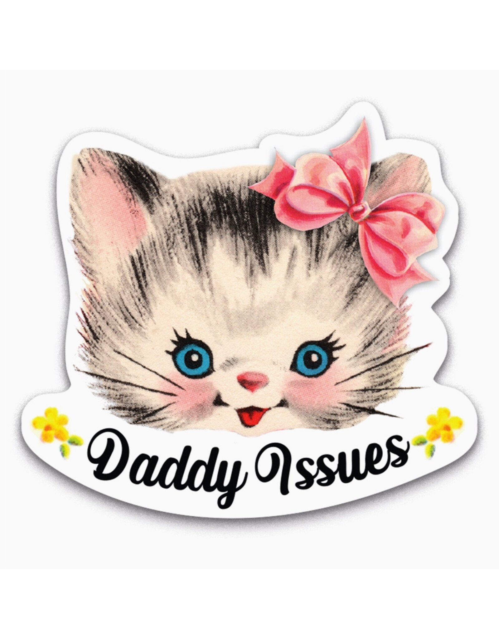 Daddy Issues Kitten Sticker