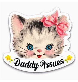 Daddy Issues Kitten Sticker
