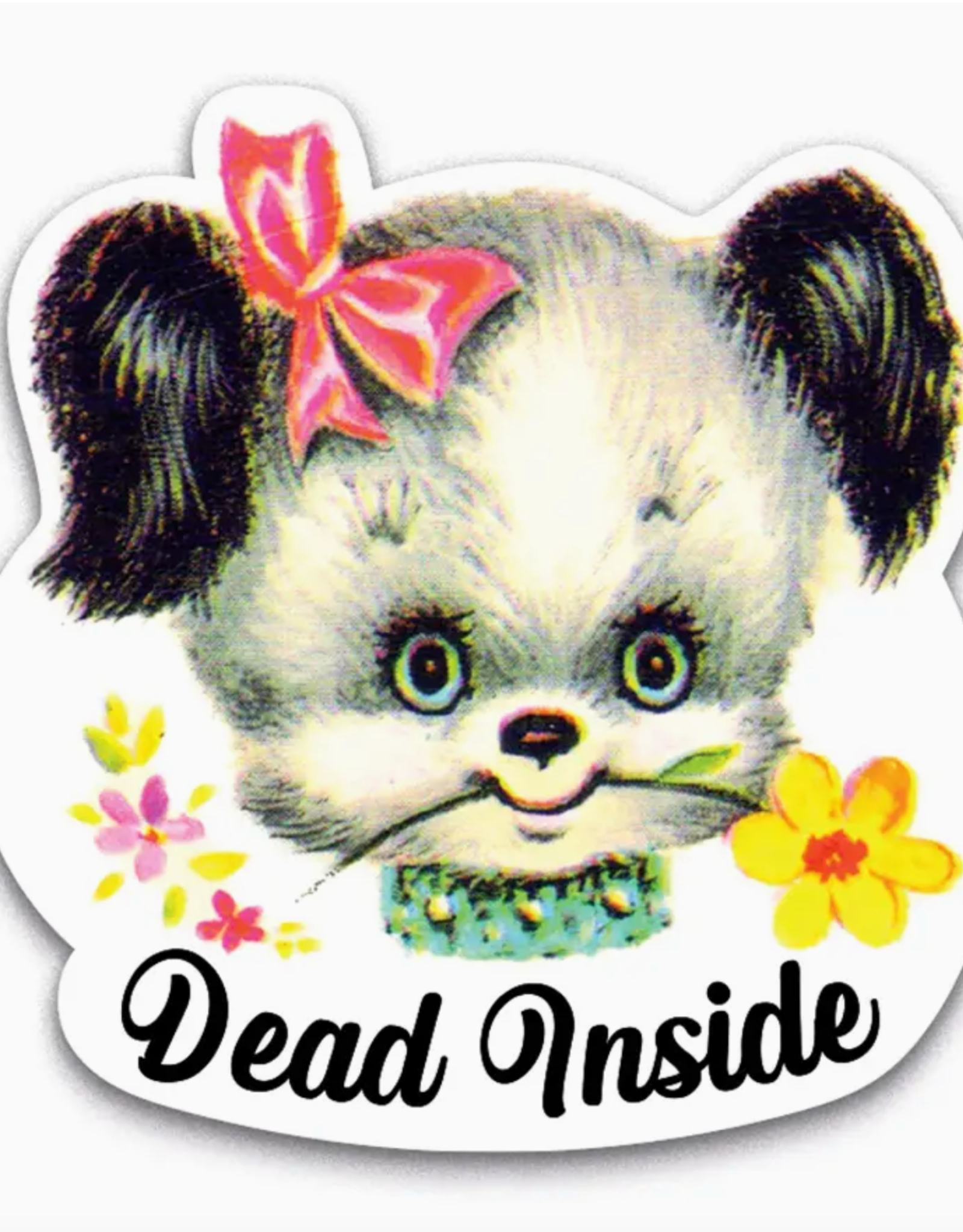 Dead Inside Puppy Sticker