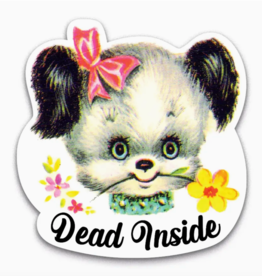 Dead Inside Puppy Sticker