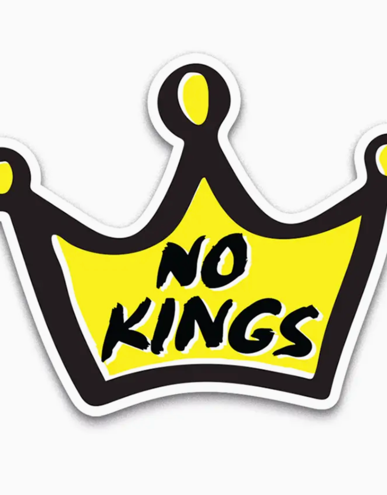 No Kings Crown Sticker