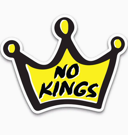 No Kings Crown Sticker