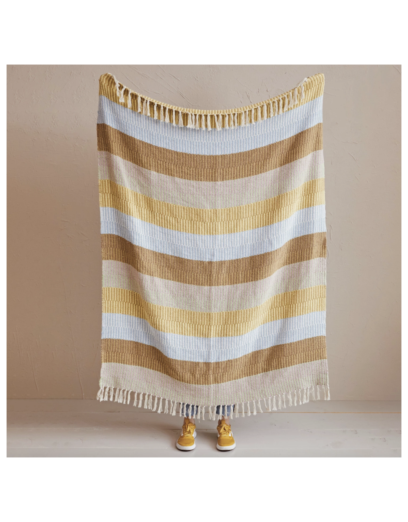 Striped Desert Mojave Recycled Cotton Throw