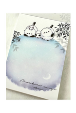 Snow Birds Moon Mini Notepad