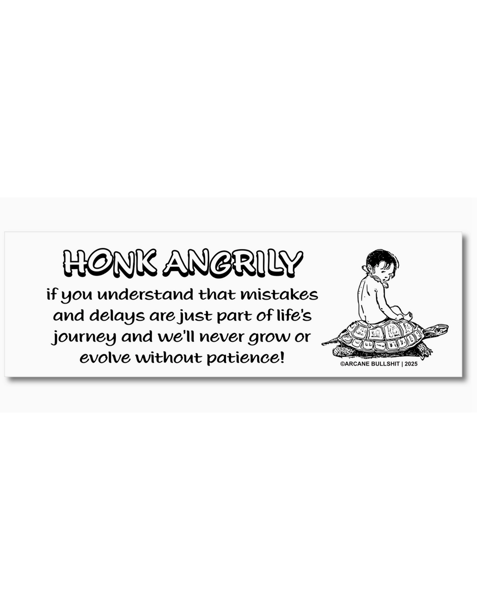 Honk Angrily Bumper Sticker