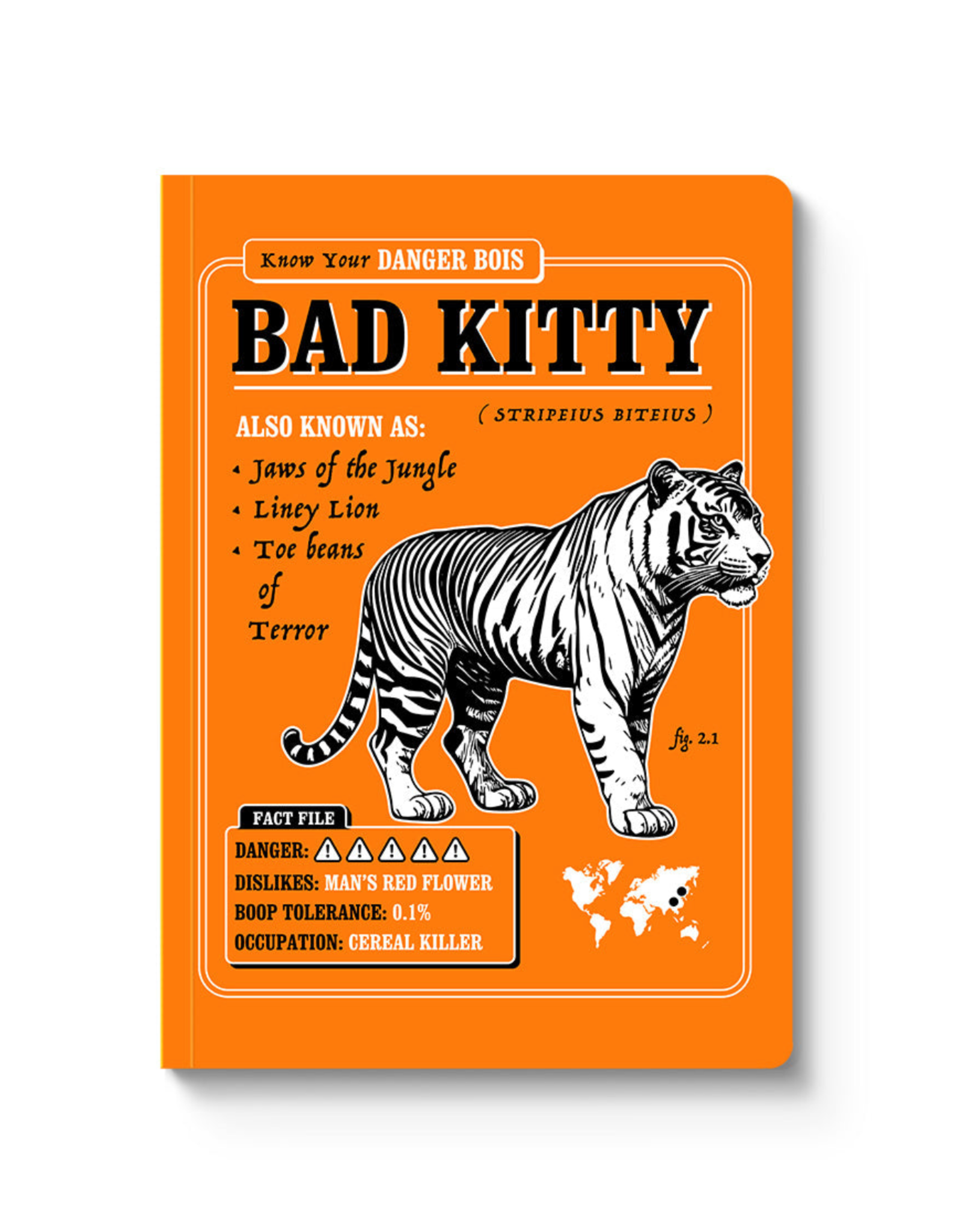 Bad Kitty (Tiger) Notebook