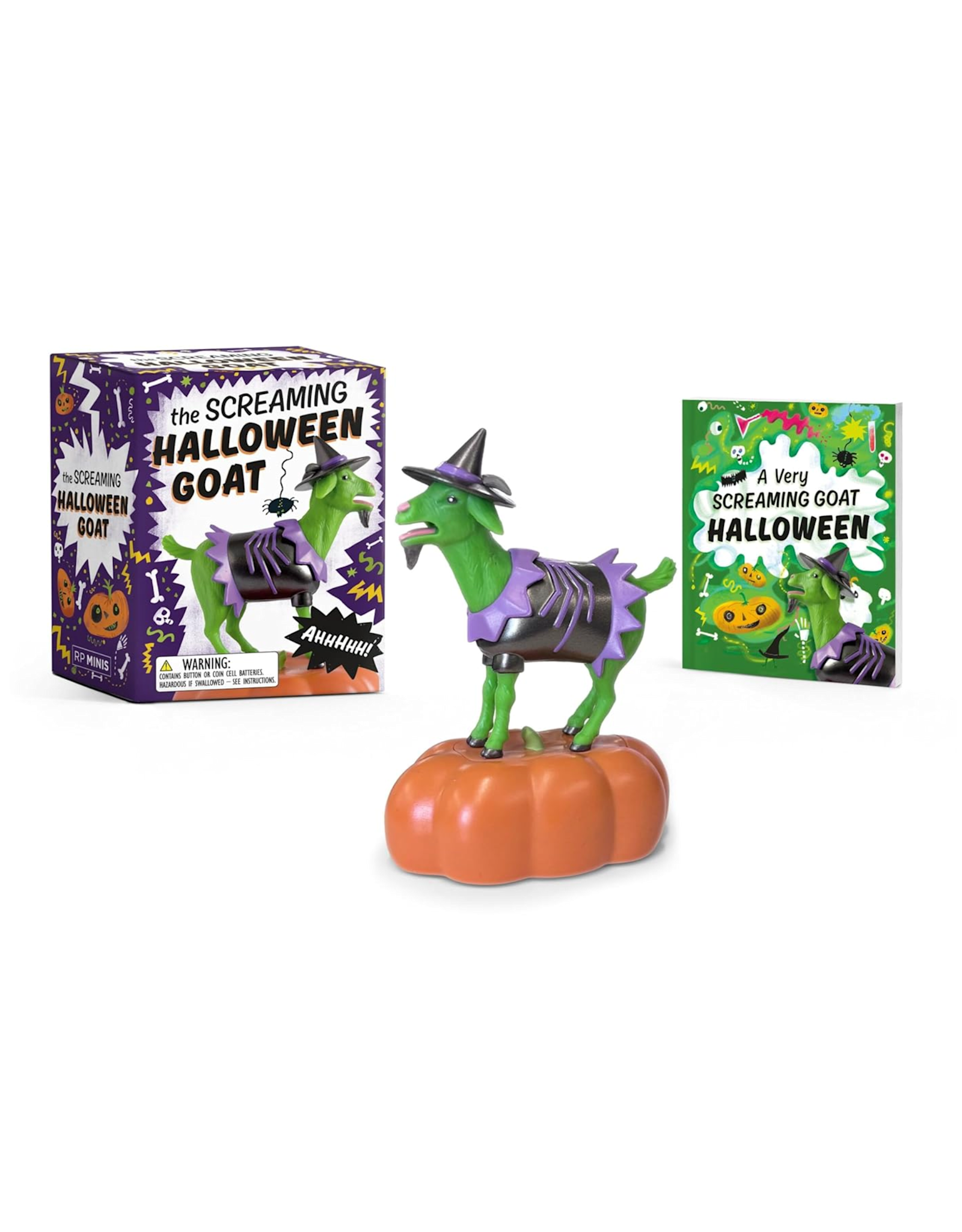 Screaming Halloween Goat