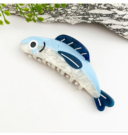 Light Blue Sardine Claw Clip