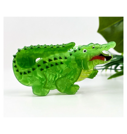 Green Crocodile Claw Clip