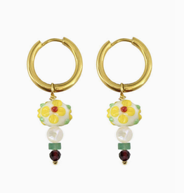 Garden Party Hoop Earrings