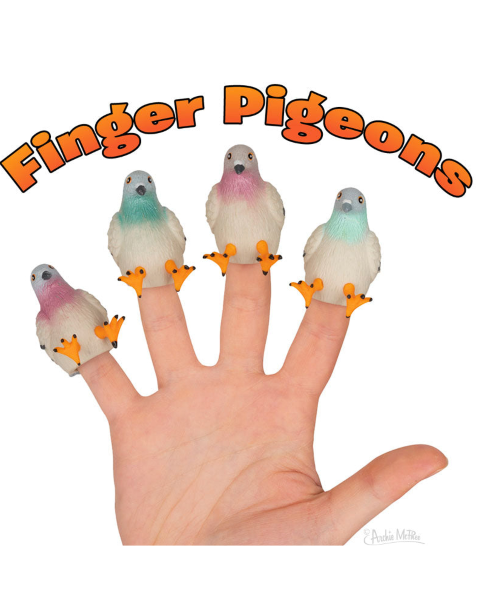 Pigeon Finger Puppet