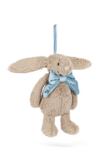 Bashful Beige Bunny Ornament