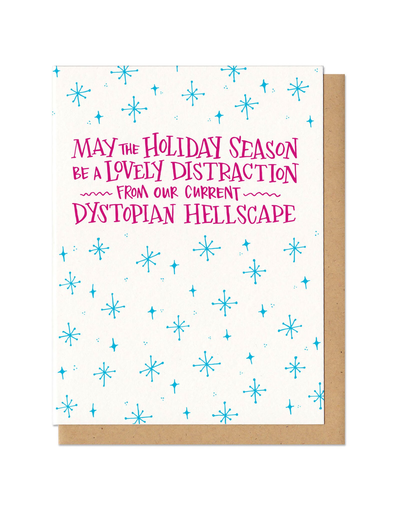 Dystopian Hellscape Holidays Greeting Card