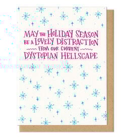 Dystopian Hellscape Holidays Greeting Card