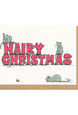 Hairy Christmas Greeting Card