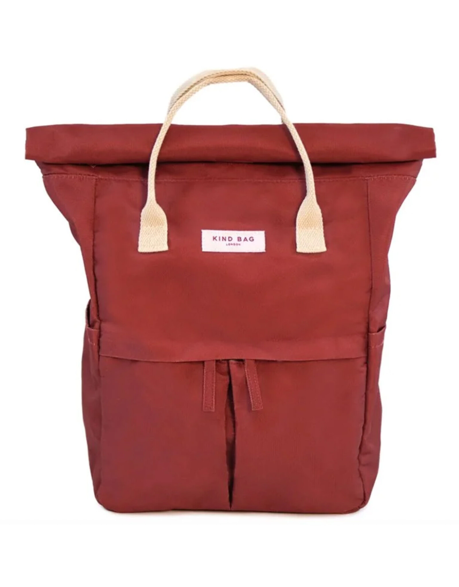 Recycled Plastic Backpack - Medium Burgundy