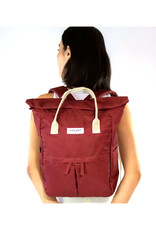 Recycled Plastic Backpack - Medium Burgundy