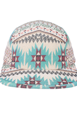 Jacquard 5 Panel Hat - Trendy Aztec